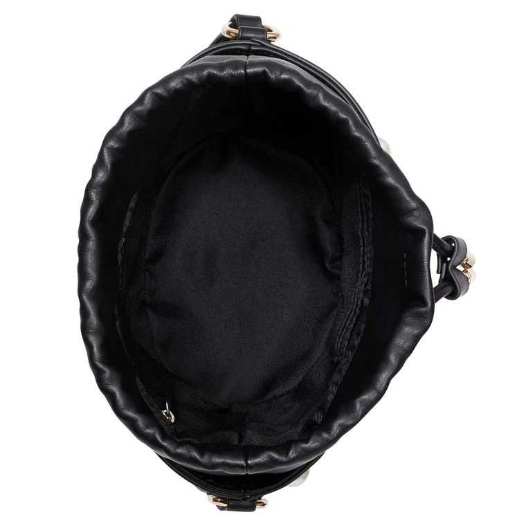 Nine West Laylin Drawstring Bucket Negras | 3571-SQAZR