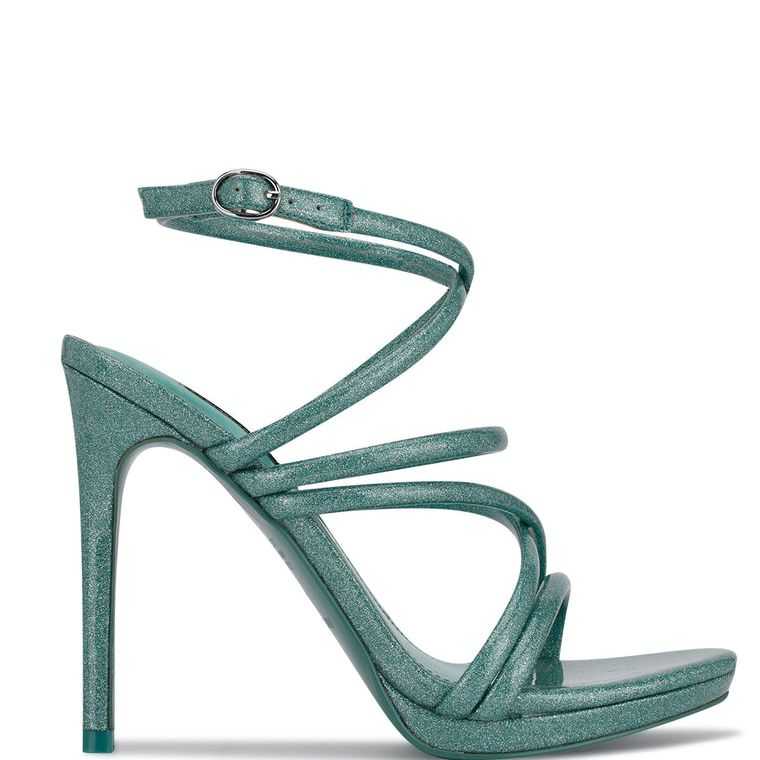 Nine West Lexy Ankle Correa Sandals Azules | 6571-KQRWH