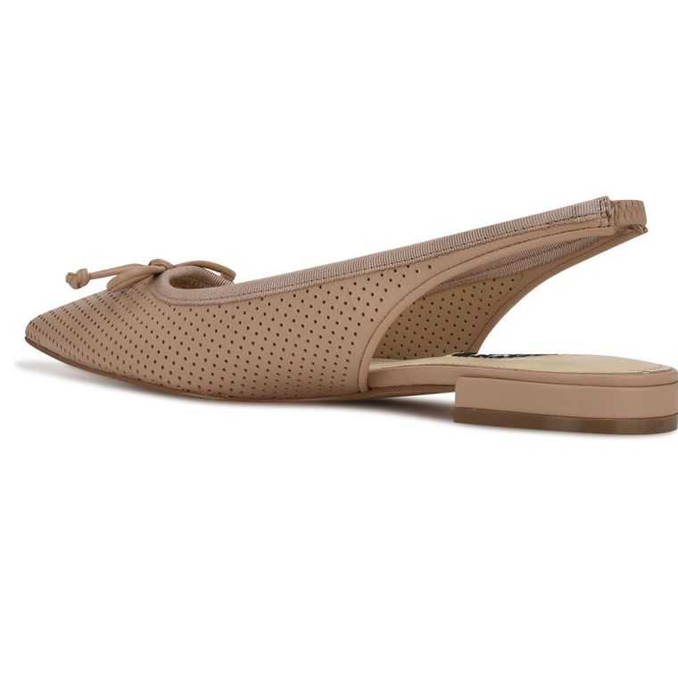 Nine West Livi Destalonadas Pointy Puntera Marrones | 3246-FDGLU