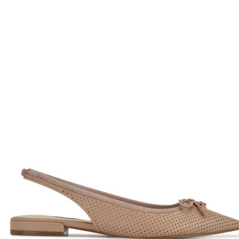 Nine West Livi Destalonadas Pointy Puntera Marrones | 3246-FDGLU