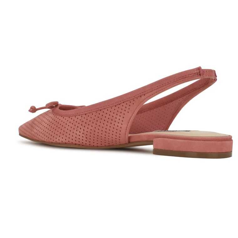 Nine West Livi Destalonadas Pointy Puntera Coral Claro | 3452-YFLVB