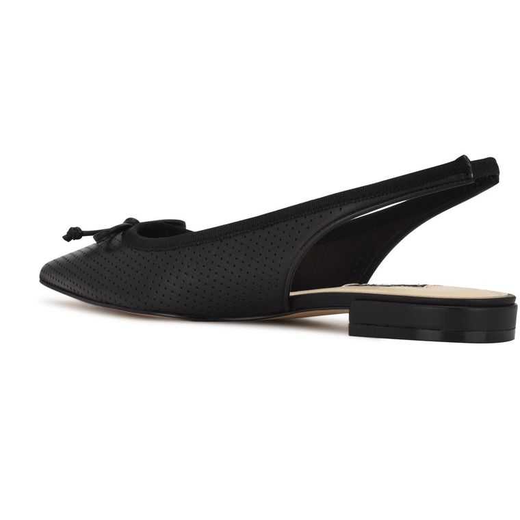 Nine West Livi Destalonadas Pointy Puntera Negras | 5826-WRDNT