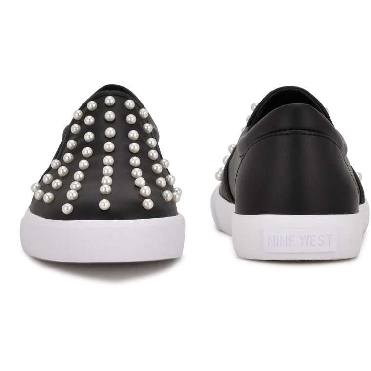 Nine West Lovie Slip On Sneakers Negras | 4729-FEDJB