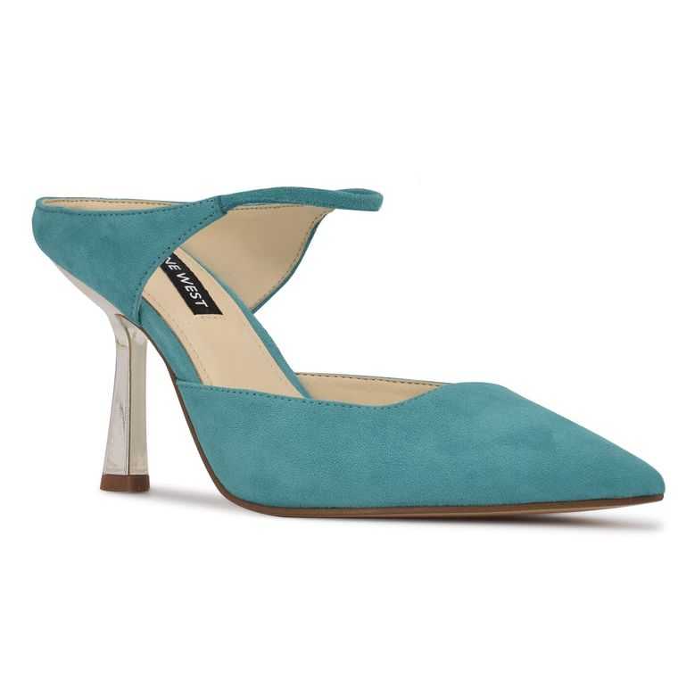 Nine West Madys Tacón Turquesa | 4759-YGPLA