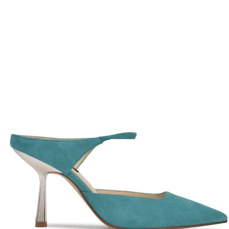 Nine West Madys Tacón Turquesa | 4759-YGPLA