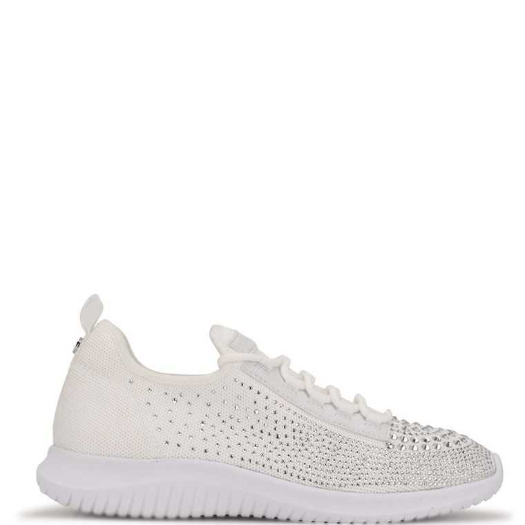 Nine West Mania Sneakers Blancas | 0475-ORNUY