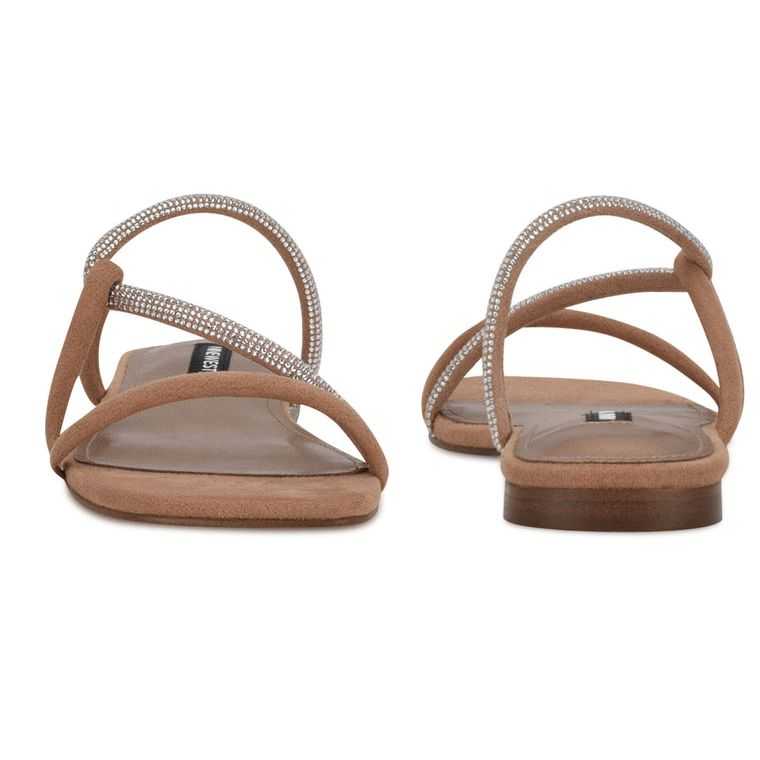 Nine West Meaa Chanclas Sandals Marrones | 5097-HZUBC