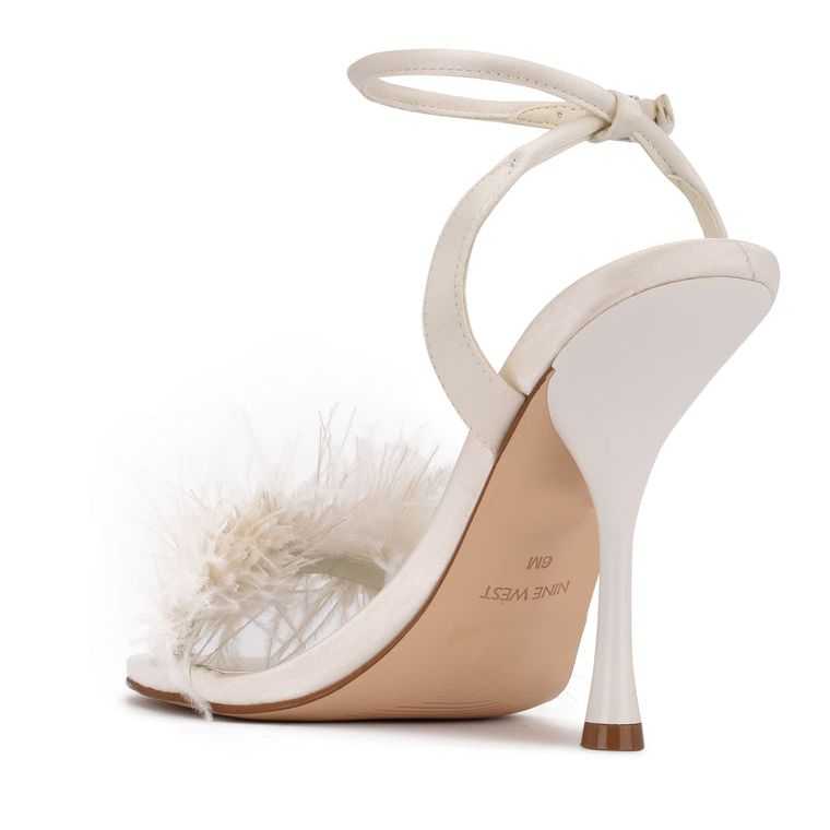 Nine West Milano Sandals Blancas | 6591-TPXUB