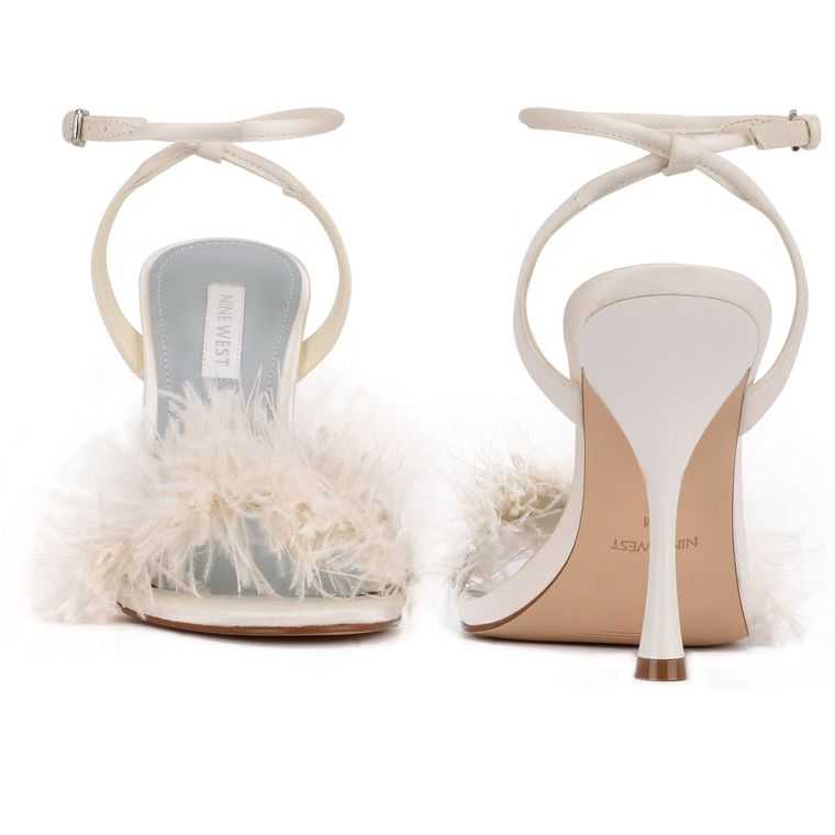 Nine West Milano Sandals Blancas | 6591-TPXUB