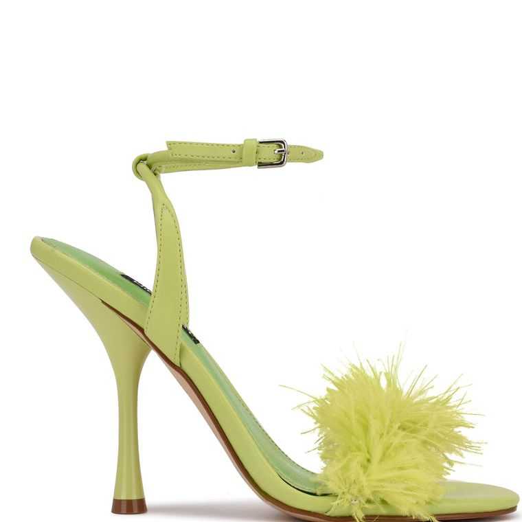 Nine West Milano Sandals Verde Claro | 6018-USLWZ