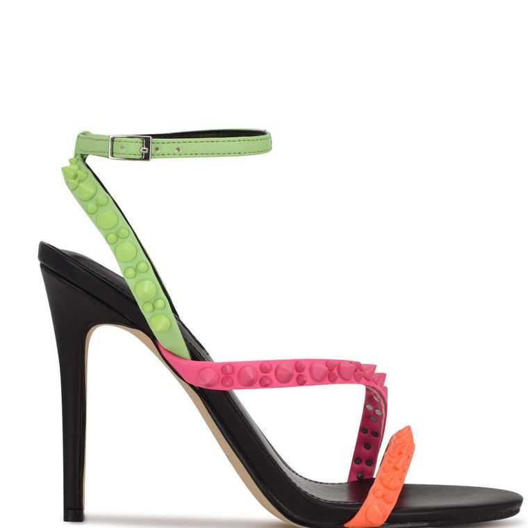 Nine West Mitz Ankle Correa Sandals Multicolor | 1934-JHMTU