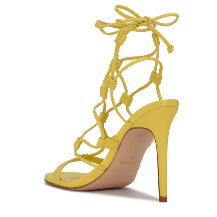 Nine West Mix Ankle Wrap Amarillo | 6274-EOGRV