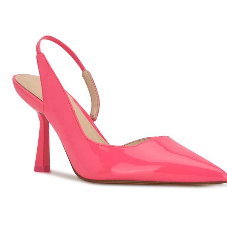 Nine West Mollie Pointy Puntera Slingbacks Rosas | 3718-OVBPE