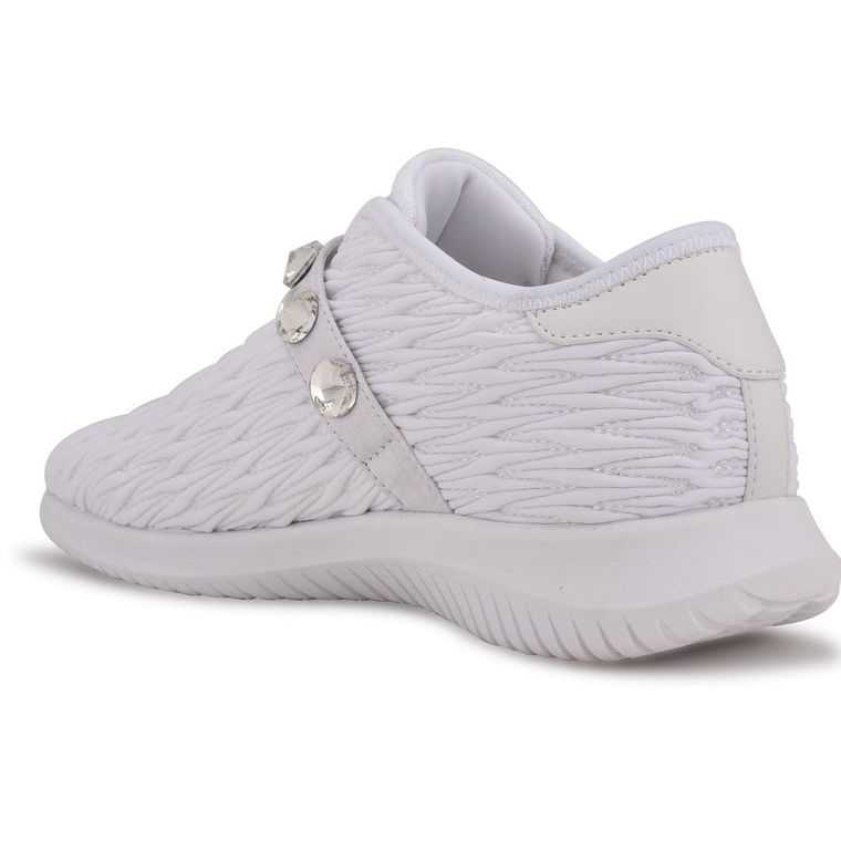 Nine West Mygurl Slip On Sneakers Blancas | 0847-ZKQWB