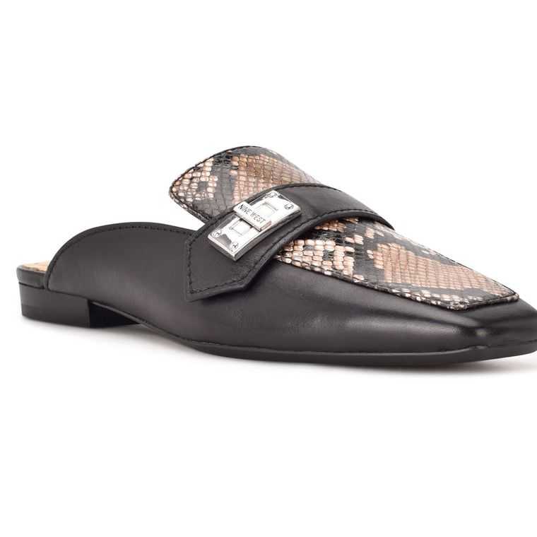 Nine West Neat 9x9 Loafer Mules | 5431-KGXVN