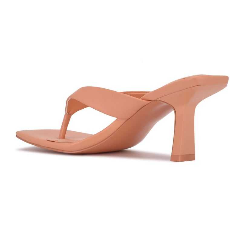 Nine West Nest Tacón Tanga Sandals | 4628-DUSMF