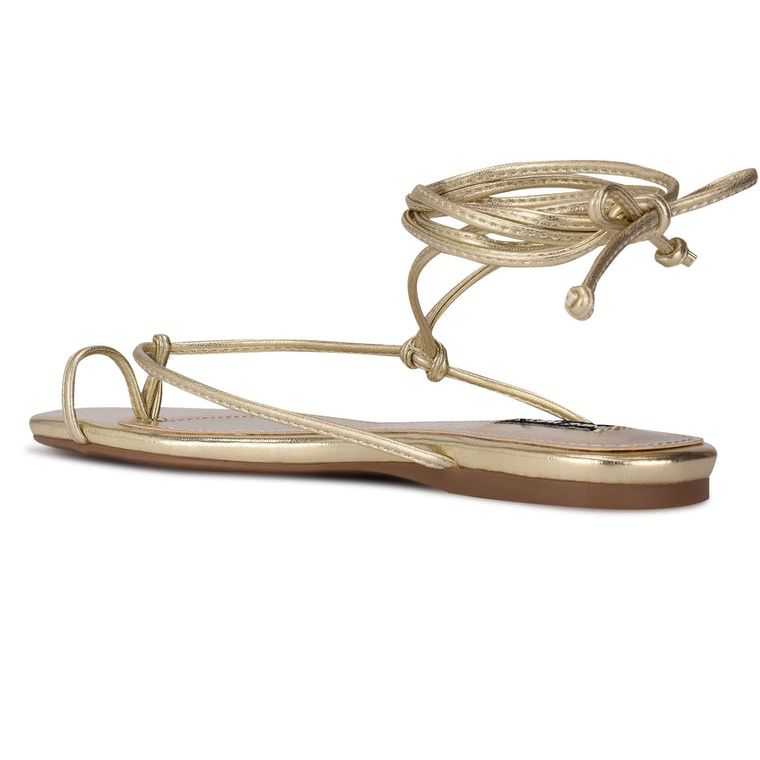 Nine West Pansie Ankle Wrap Sandals | 1768-RZTKG