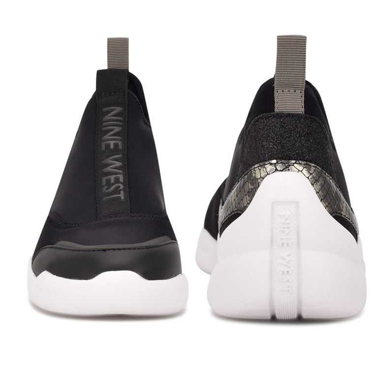 Nine West Parlay Slip On Sneakers Negras | 6107-TXOIZ