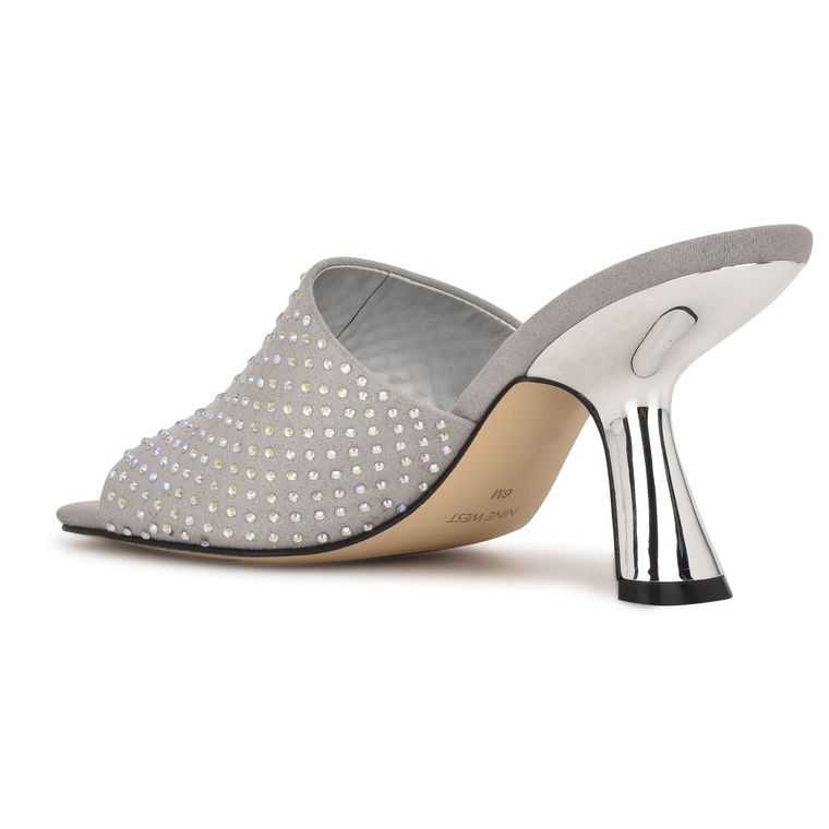 Nine West Partie Chanclas Sandals Gris | 5148-QVGTD