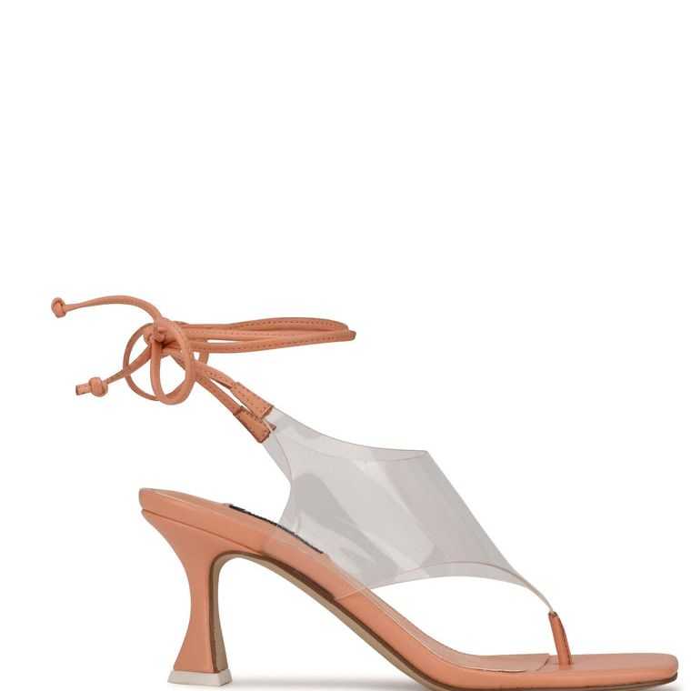 Nine West Popi Ankle Wrap Sandals | 5708-SZGOD