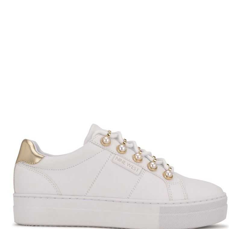 Nine West Prance Sneakers Blancas | 2438-AXJQW