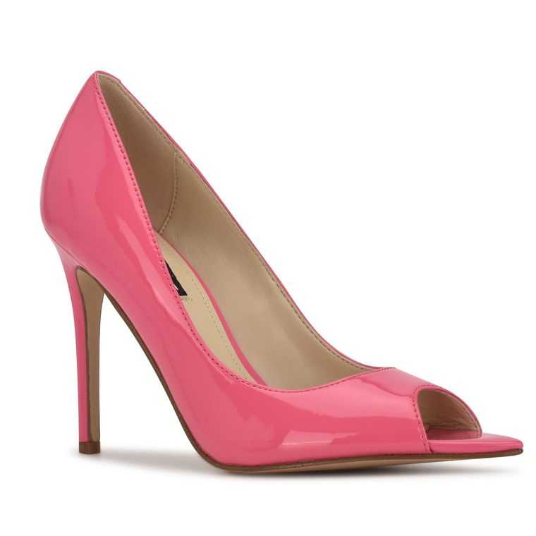 Nine West Prizz Open Puntera Pumps Rosas | 5108-LHYVP