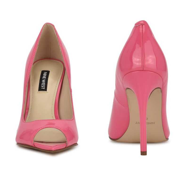 Nine West Prizz Open Puntera Pumps Rosas | 5108-LHYVP