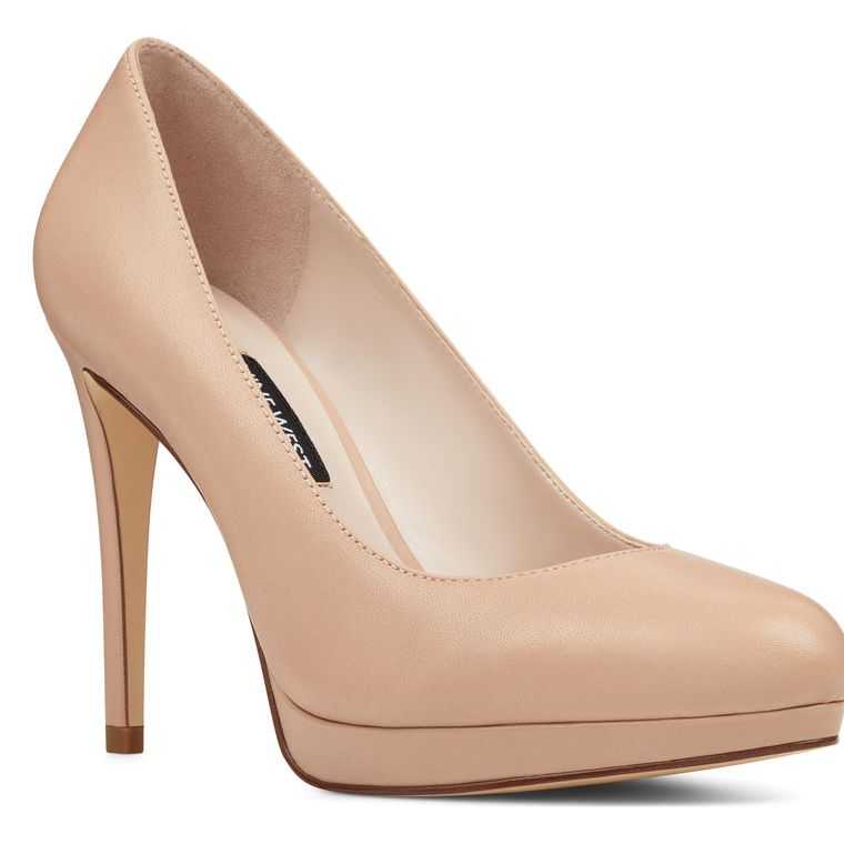 Nine West Quabree Plataforma Pumps Beige | 0754-LXCYT