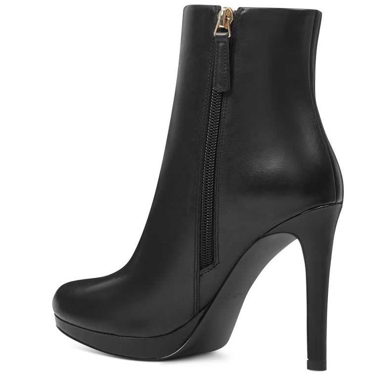 Nine West Quanette Plataforma Negras | 4079-ZQFCH