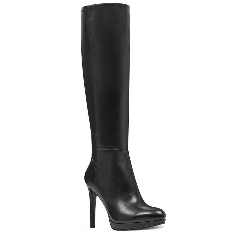 Nine West Quizme Anchos Calf Plataforma Negras | 6804-MFNZX