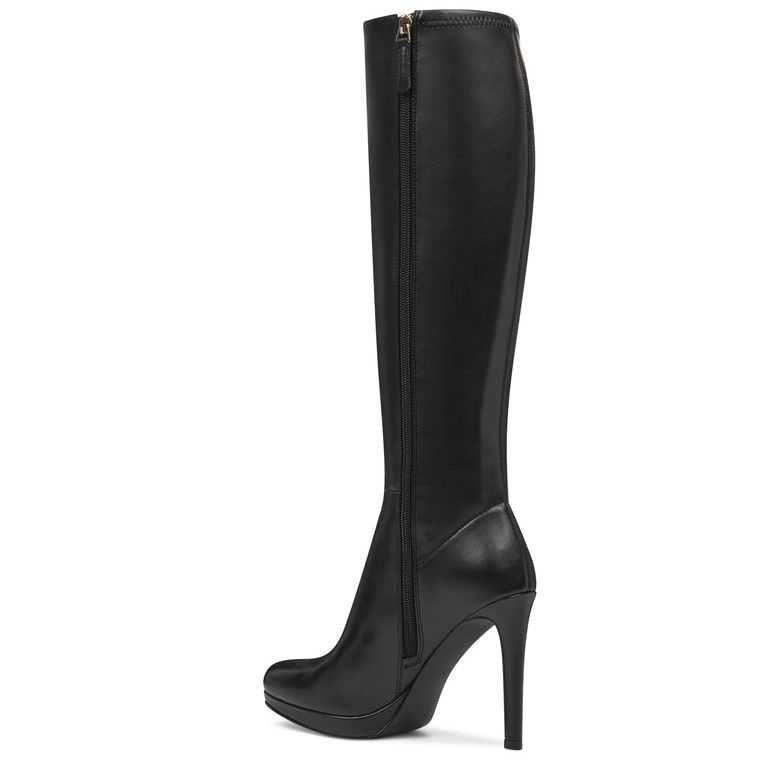 Nine West Quizme Anchos Calf Plataforma Negras | 6804-MFNZX