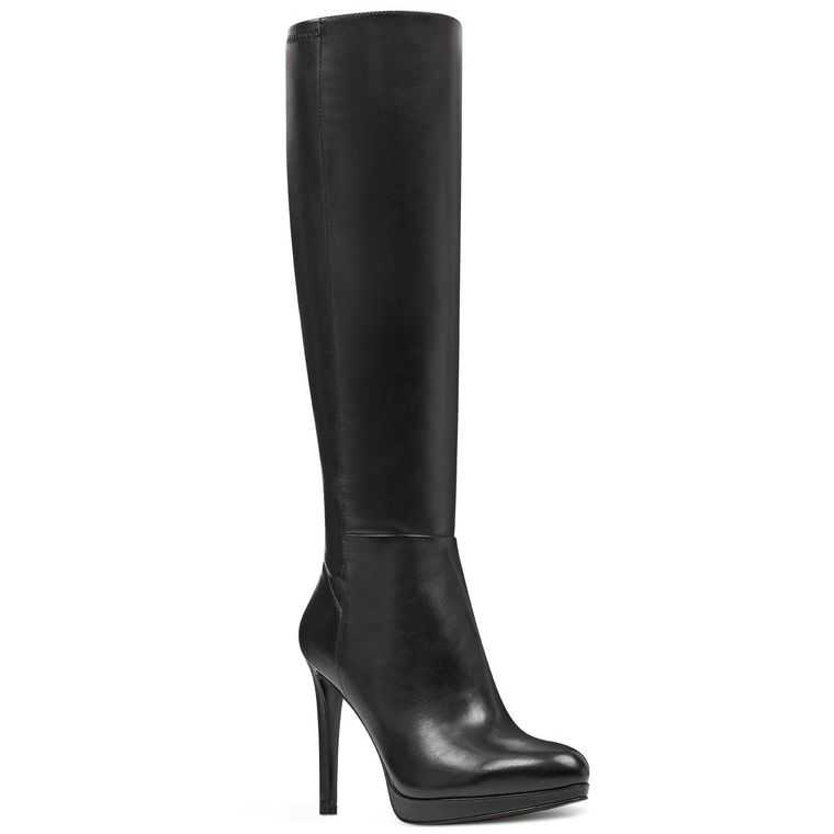 Nine West Quizme Plataforma Negras | 0852-BOPGF