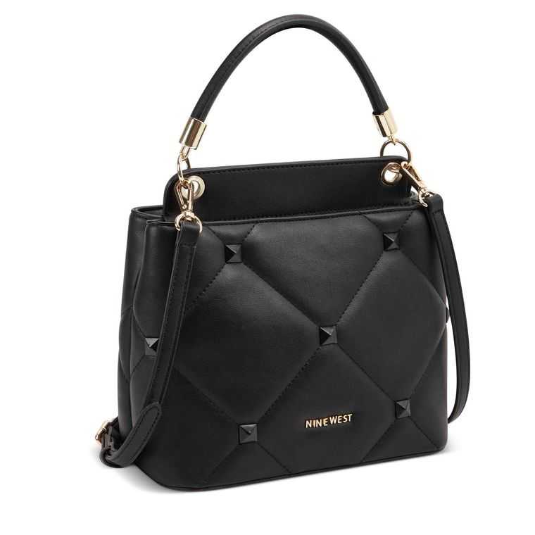 Nine West Ramsey Top Handle Bucket Negras | 0958-PQHJT