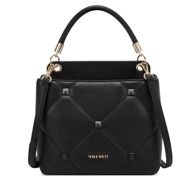 Nine West Ramsey Top Handle Bucket Negras | 0958-PQHJT