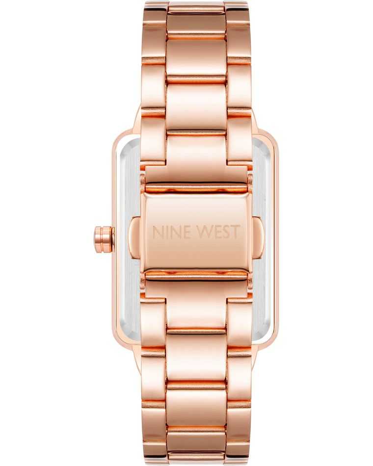 Nine West Rectangular Textured Dial Bracelet | 1905-GHXLU