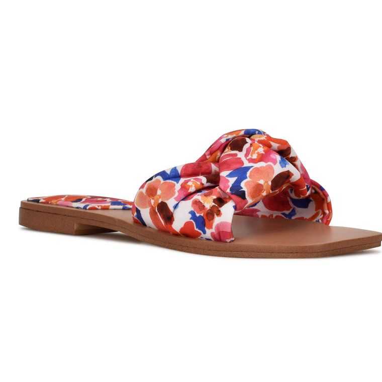 Nine West Rosey Chanclas Sandals Rosas | 6504-NGZEM