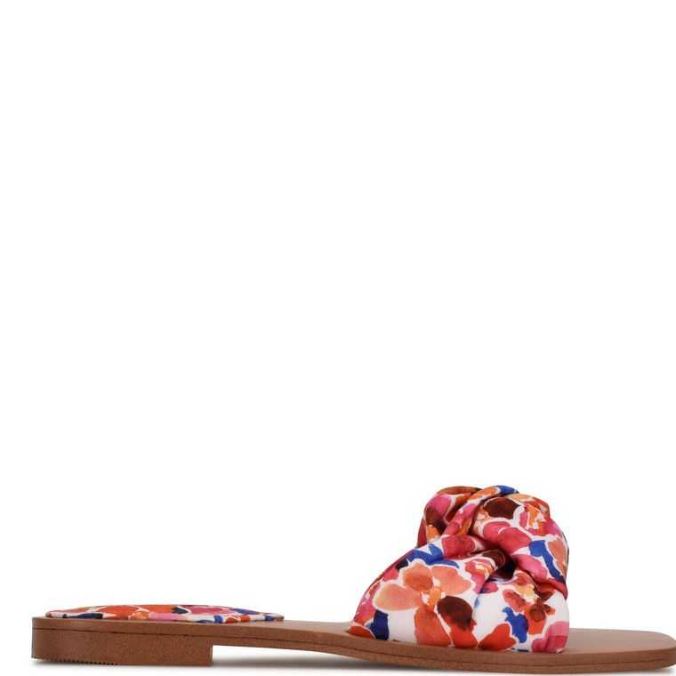 Nine West Rosey Chanclas Sandals Rosas | 6504-NGZEM