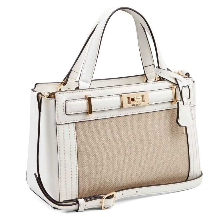 Nine West Sadie Jet Set Satchel Blancas Multicolor | 1476-MYCWF