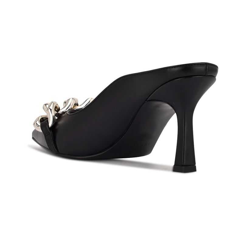 Nine West Sauci Heel Negras | 5681-MXDIF