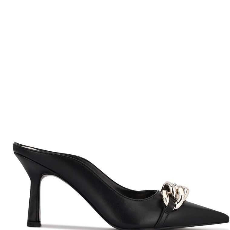 Nine West Sauci Heel Negras | 5681-MXDIF