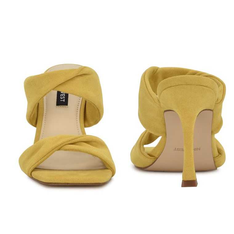 Nine West Seeya Chanclas Sandals Amarillo | 2418-ZNRIU