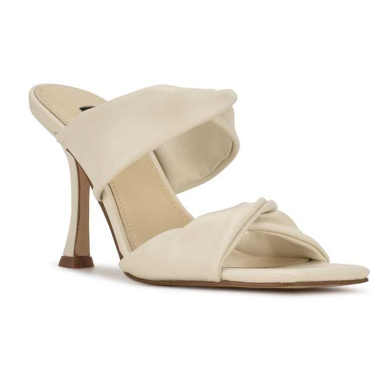 Nine West Seeya Chanclas Sandals Creme | 5087-BUEOS