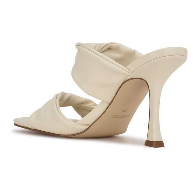 Nine West Seeya Chanclas Sandals Creme | 5087-BUEOS