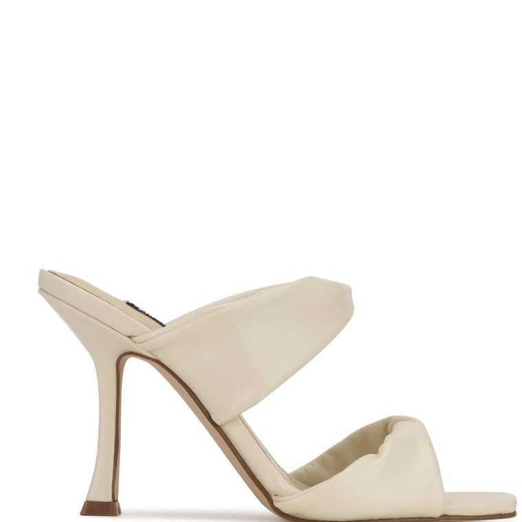 Nine West Seeya Chanclas Sandals Creme | 5087-BUEOS