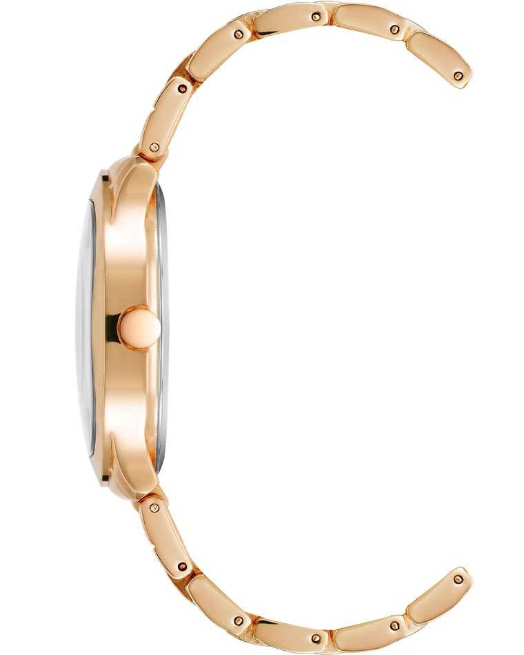 Nine West Semi Square Case Bracelet Rosas Doradas | 2894-JAFZB