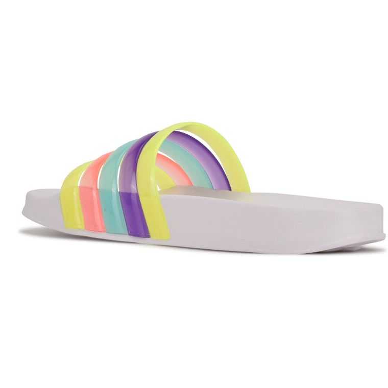 Nine West Serenity Chanclas Sandals Amarillo Multicolor | 2576-WMNCH