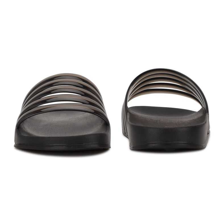 Nine West Serenity Chanclas Sandals Negras | 4590-CKXVB