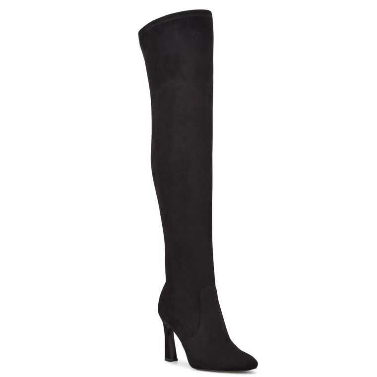 Nine West Sizzle Over The Knee Heel Negras | 1408-GSZVP