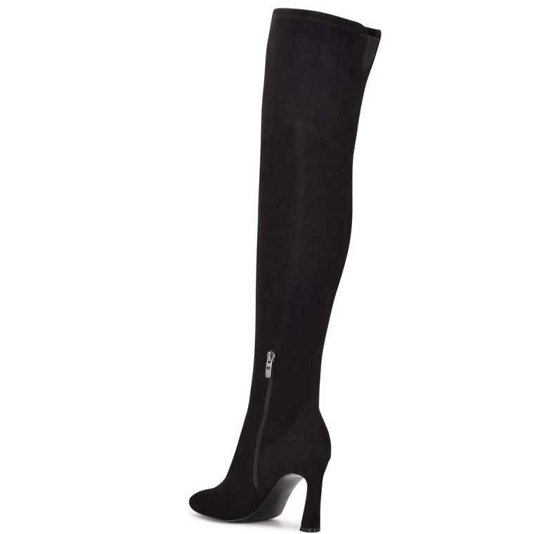 Nine West Sizzle Over The Knee Heel Negras | 1408-GSZVP