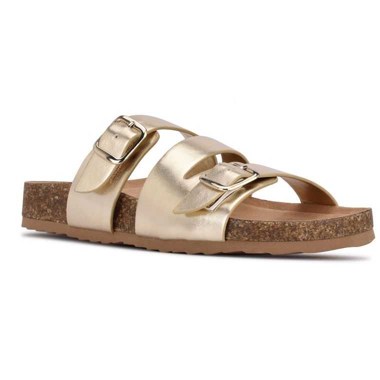 Nine West Sommie Planos Chanclas | 5176-IUPXH